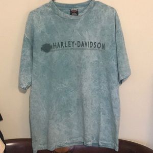 Blue Harley Davidson Tee